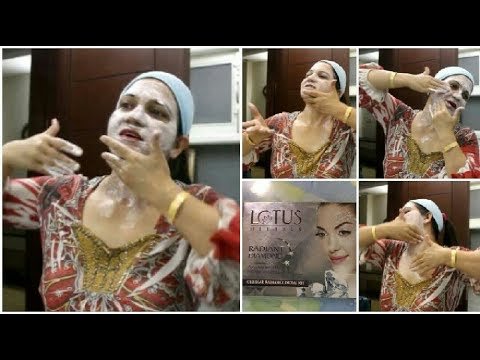 फेशियल करने का सही तरीका | फेशियल स्टेप | Diamond Facial at home  | Lotus Herbals