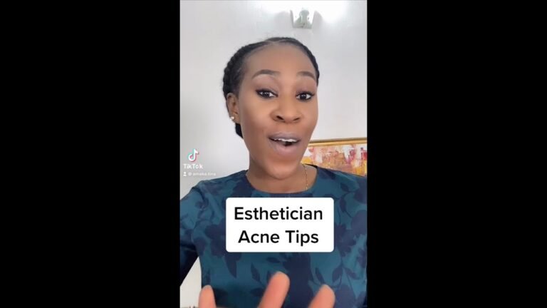 30 Secs Acne Tips from an Esthetician /BLACK  ESTHETICIAN/ SKINCARE FOR BLACK SKIN #shorts