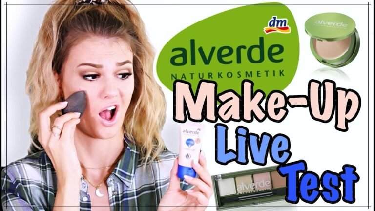 ABSOLUTE KATASTROPHE? 😱 FULL FACE ALVERDE NATURKOSMETIK MAKE-UP im LIVE TEST I Cindy Jane