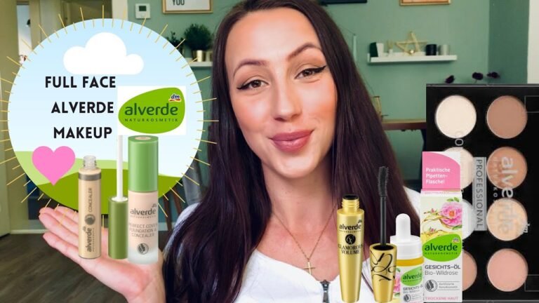 ALVERDE Make Up 🌱 FULL FACE Look 😱 & Test – Naturkosmetik | Navabeauty