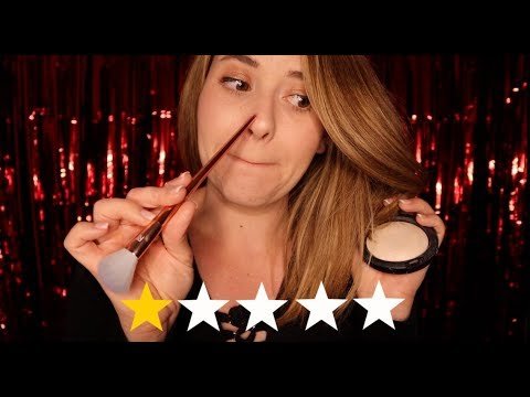 ASMR Der am SCHLECHTESTEN BEWERTETE MAKE UP ARTIST schminkt dich |  Whisper RP in German/Deutsch