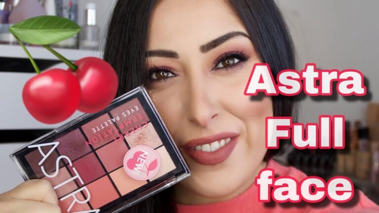 ASTRA FULL FACE MAKE-UP 🍒PROVANDO LA NUOVA PALETTE OCCHI