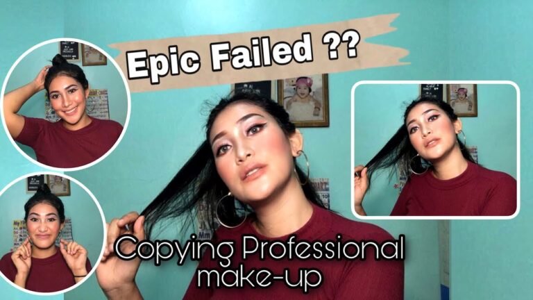 COPYING PROFESSIONAL MAKE-UP ARTISTS  (epic fail?????)