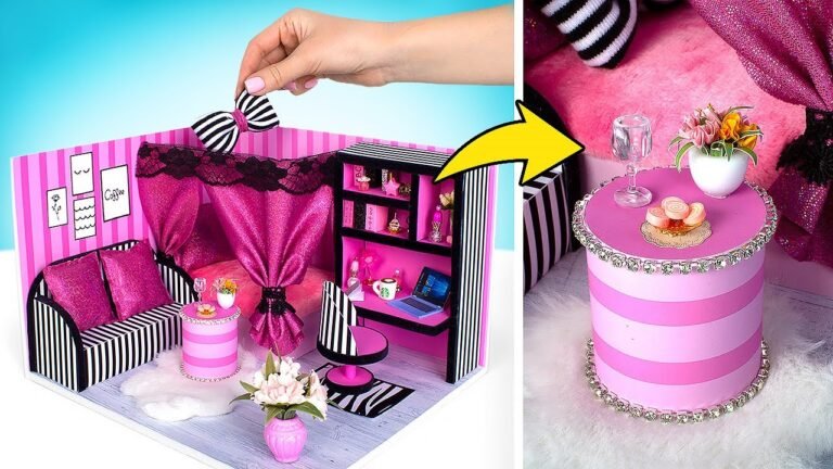 DIY Chambre Miniature Adorable Dans Le Style Victoria's Secret