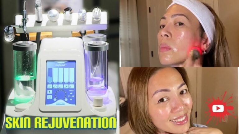 DIY HydraFacial Home Beauty Care to rejuvenate and obtain glowing skin and for anti aging