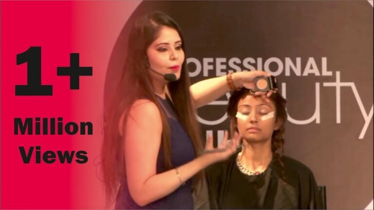 Demo Performance on Make-up by Team Make-Up Studio by Avleen Bansal at PB Delhi 2017