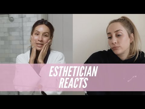 Esthetician Reacts to Desi Perkins' Nighttime Routine