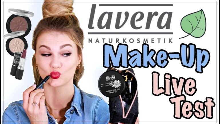 FULL FACE LAVERA NATURKOSMETIK MAKE-UP im LIVE TEST deutsch🌿 I Cindy Jane