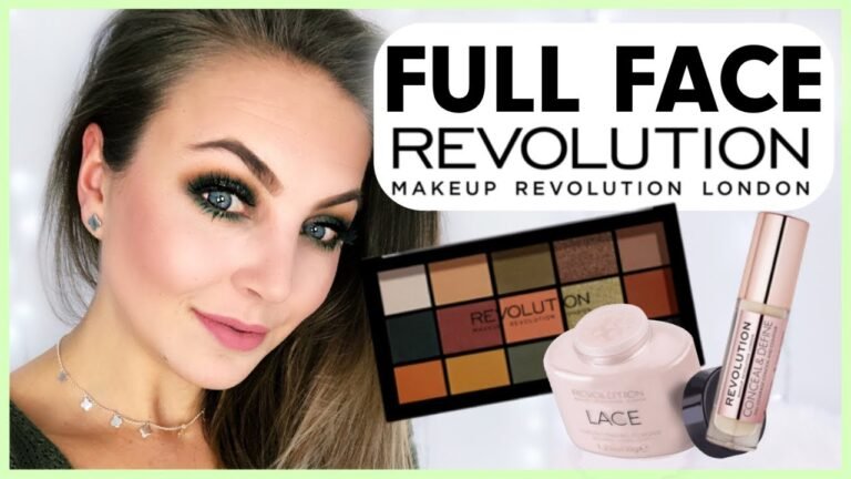 FULL FACE MAKEUP REVOLUTION ⁉️🧐 One Brand Make Up Tutorial deutsch