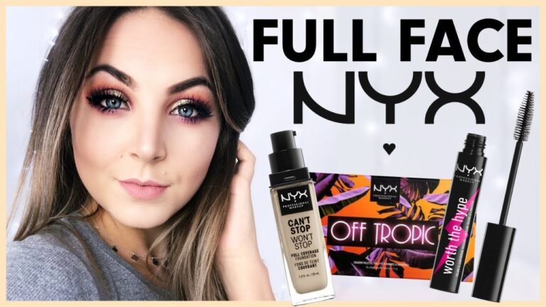 FULL FACE NYX 🖤🔥 One Brand Make Up Tutorial deutsch