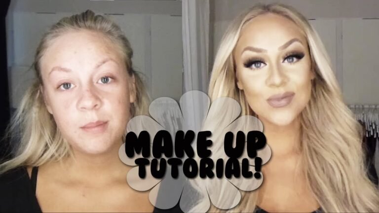 Full Face Make up – Tutorial ♡ Partysminkning!