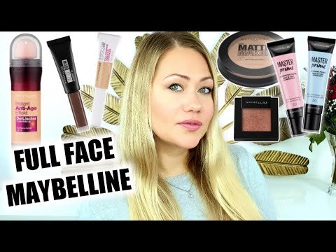 Full Face Maybelline deutsch 2019 | Mein Alltags Make up Look mit Produkten aus dem Adventskalender