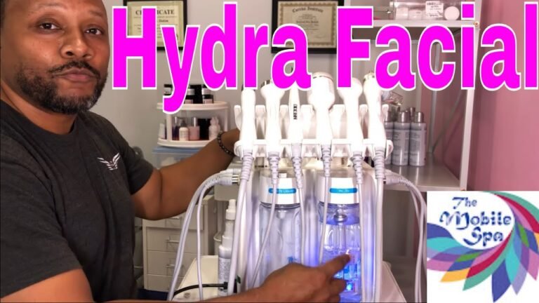 How to use the h2o2 Hydra Facial with Micro current, Cold Hammer Ultrasound Skin Scrubber