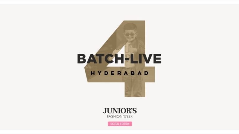 Juniors Fashion Week Digital | Hyderabad Batch 4