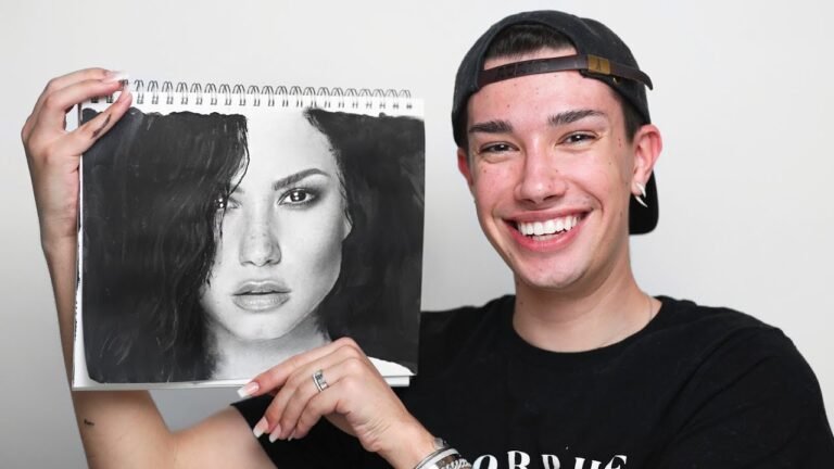 MAKEUP ARTIST TRIES DRAWING