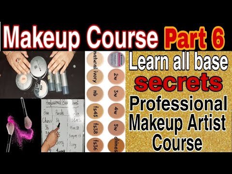 Makeup Course Part 6 | Secrets Of Professional Base | How To Make Perfect Base #makeupcourse #hataf