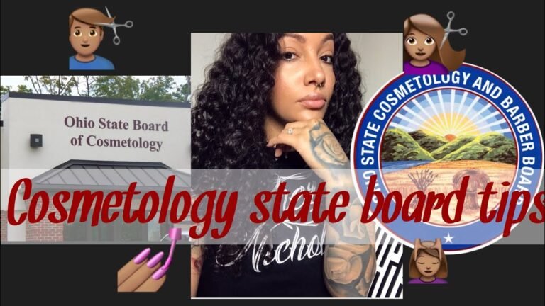 Ohio cosmetology state board| how to pass & what to expect