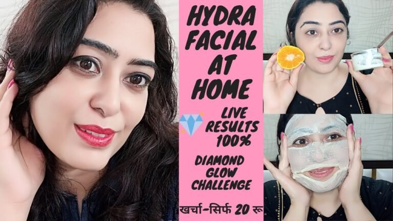 Rs.10,000 HydraFacial @ Home in Rs.20 | hydra facial at home No #dryskin & #Wrinkles in Winter #glow