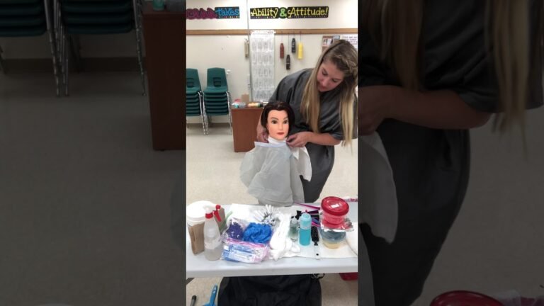 SC Cosmetology Practical Exam Procedure Tips: work area 2- foil