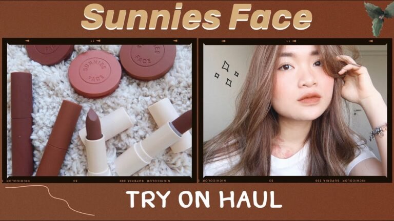 |SWATCH + REVIEW| Thử đồ make up của SUNNIES FACE  ♡ ROSIE PHAM