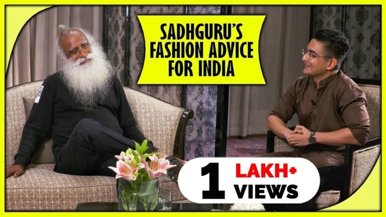 Sadhguru Talks About Traditional Indian Fashion Style | Indian Fashion Advice | BeerBiceps Interview