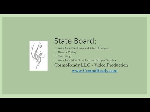 State Board – Cosmetology Client 1 (NIC® Tasks 1-4)