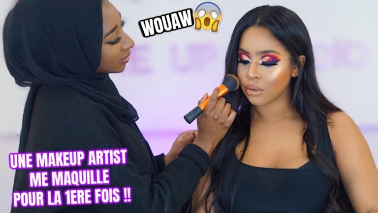 UNE MAKEUP ARTIST ME MAQUILLE POUR LA PREMIERE FOIS !! 😱😍✨