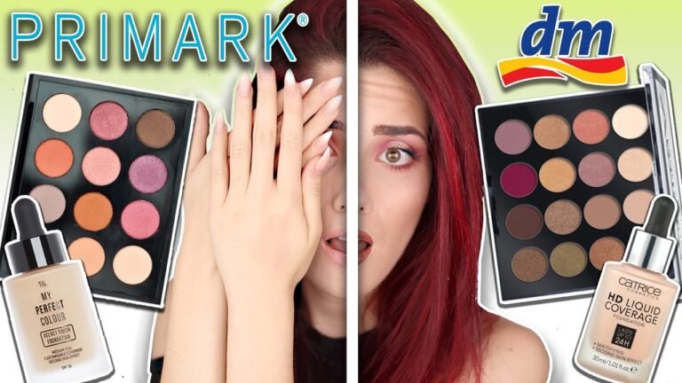 WTF!? DROGERIE vs PRIMARK Make up Produkte! FULL FACE Make up VERGLEICH! Luisacrashion