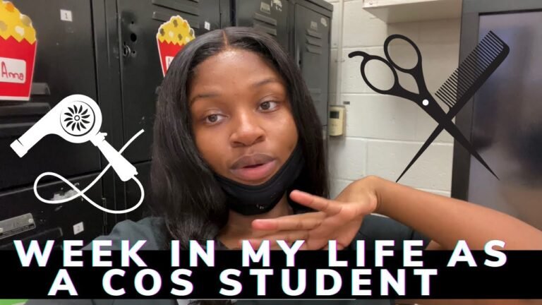 Week in the Life of a Cosmetology Student at a Community College 🤍 | Ce’Anna Kae