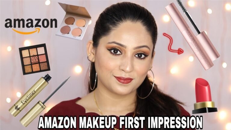 #amazonmMakeupHaul ❤️ full face of first impression 😲 full face make-up using Amazon Makeup products