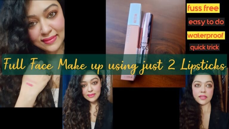 3 Products Make Up Challenge, Full Face Make up, Look like Million Bucks with this simple trick.