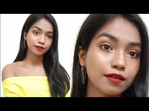 5 products 5 mins everyday fresh face make-up tutorial for( beginners)