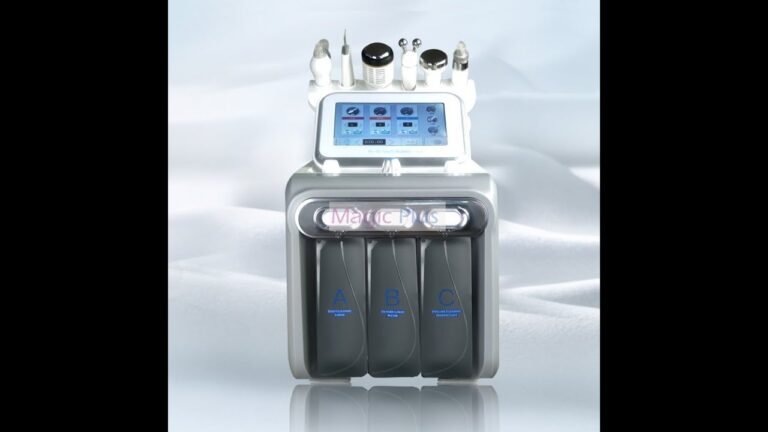 6 In 1 Hydrogen facial machine Vacuum Cleaning H2O2 Hydrafacial Deep Cleansing Facial Machine A0636