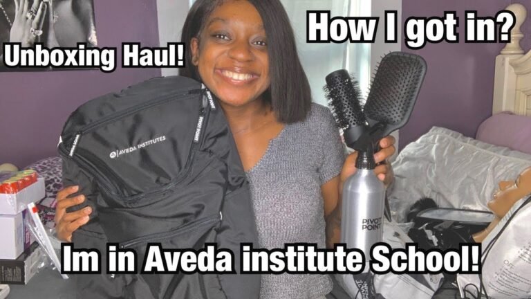 Aveda Institute Cosmetology/Esthiology School |Unboxing Haul!!|