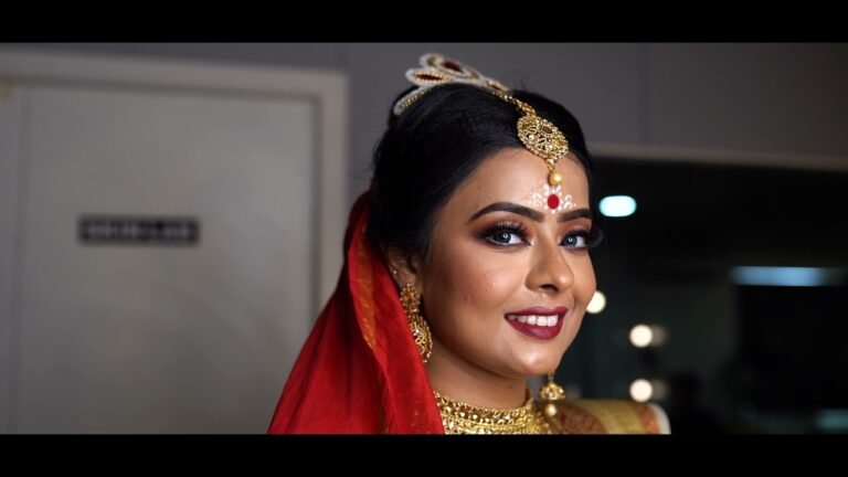 Bengali Bridal Makeup workshop conducted at Lakme Academy Jalandhar.