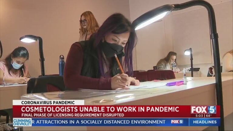 Cosmetologists Push To Work In Pandemic