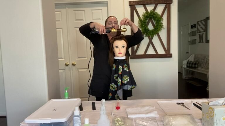 Cosmetology Thermal Curl CA State Board Exam