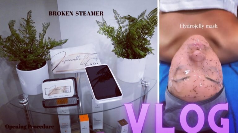 Day In The Life As An Esthetician pt. 2| 500 Subscribers| Steamer Broke| Cold Stone| VLOG