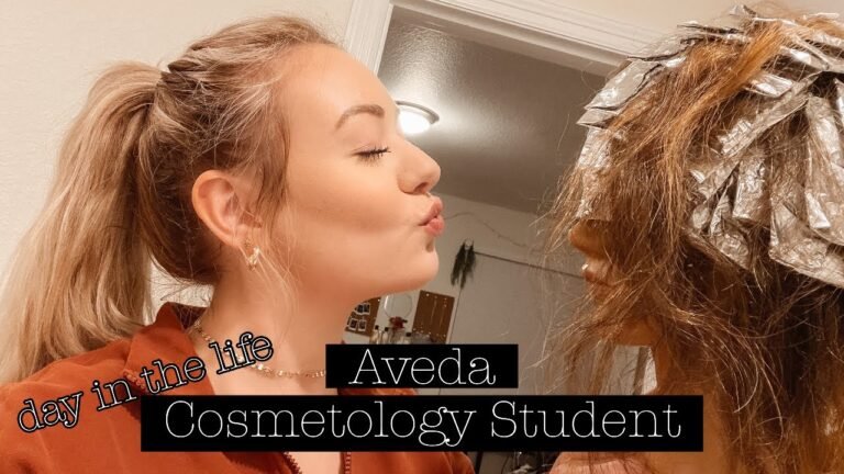 Day in the Life of an Aveda Cosmetology Student / 2021