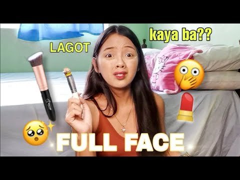 FULL FACE MAKE UP USING ONE BRUSH ONLY (ang hirap sis)