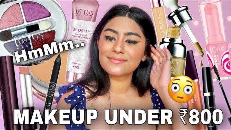 FULL FACE OF LOTUS MAKEUP TESTED |  SoOOo Underrated 😳 ?! Super Affordable Makeup | Ria Sehgal