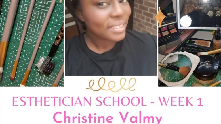 First Day of Esthetician school/ Christine Valmy #estheticianschool #christinevalmy