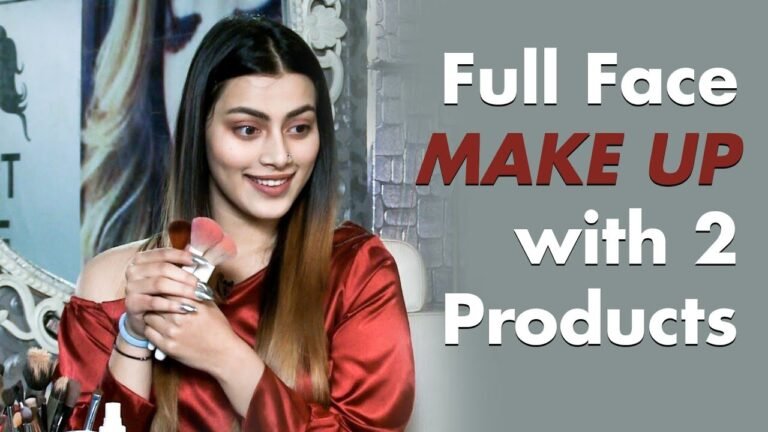 Full Face Make Up with Two Products || Ahna Asija