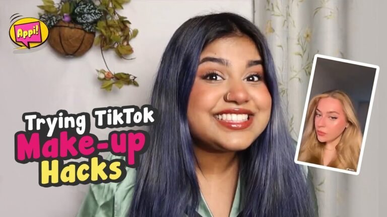 Full Face Makeup using TikTok Hacks