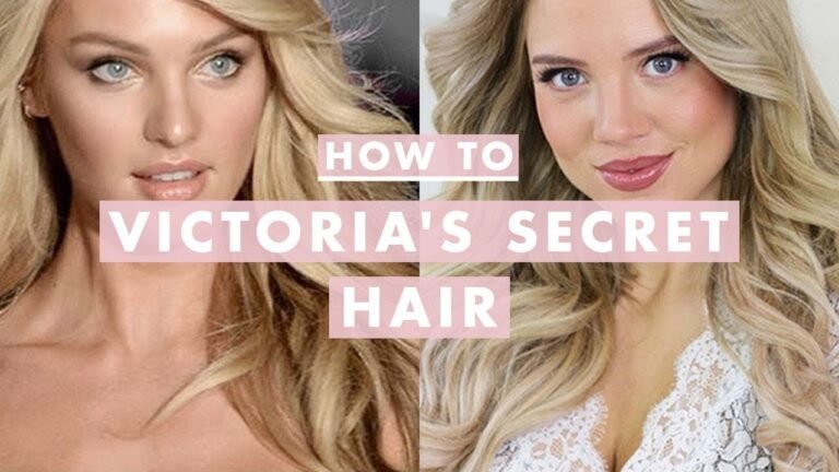 How To Get Victoria's Secret Hair | Fashion Show Runway Waves
