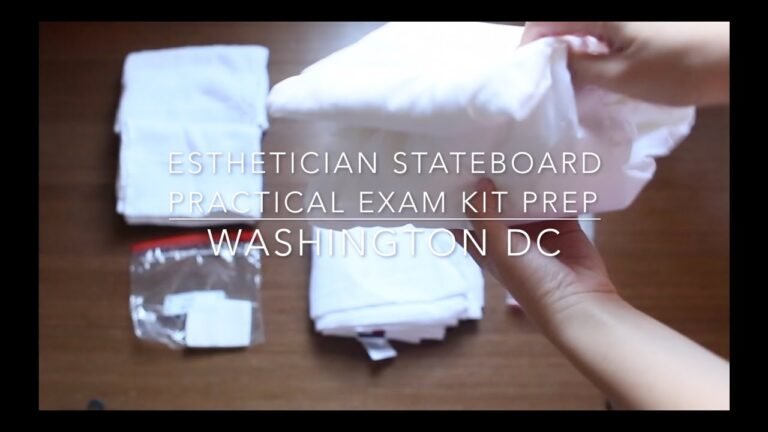 How to Prepare Esthetician Stateboard Practical Exam Kit – Washington DC