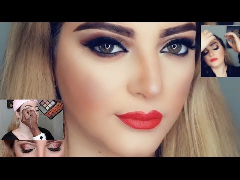 How to do full face make-up tutorial || white skin full face make-up 🇳🇬 🇹🇷