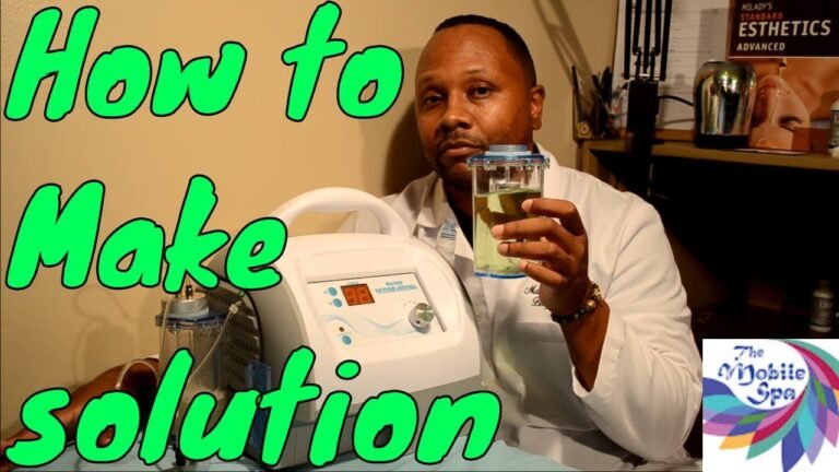 How to make your own hydra facial machine solution step by step tutorial on youtube 2019 Pt. 2