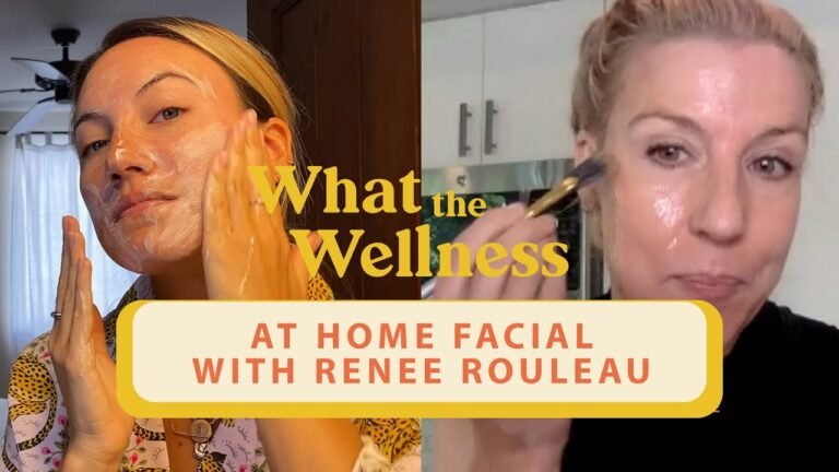 I Got A Remote Facial With Celebrity Esthetician Renee Rouleau | What The Wellness | Well+Good