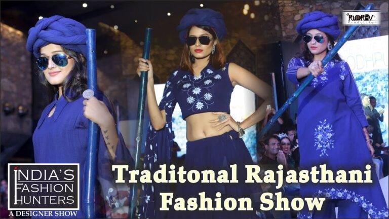 India's Fashion Hunters | Traditional Rajasthani Fashion Show | Fashion Show | Rudrav Production